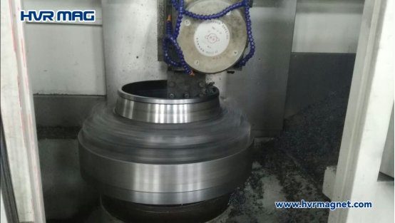 冶金行业立式车床加工用圆形磁力夹模